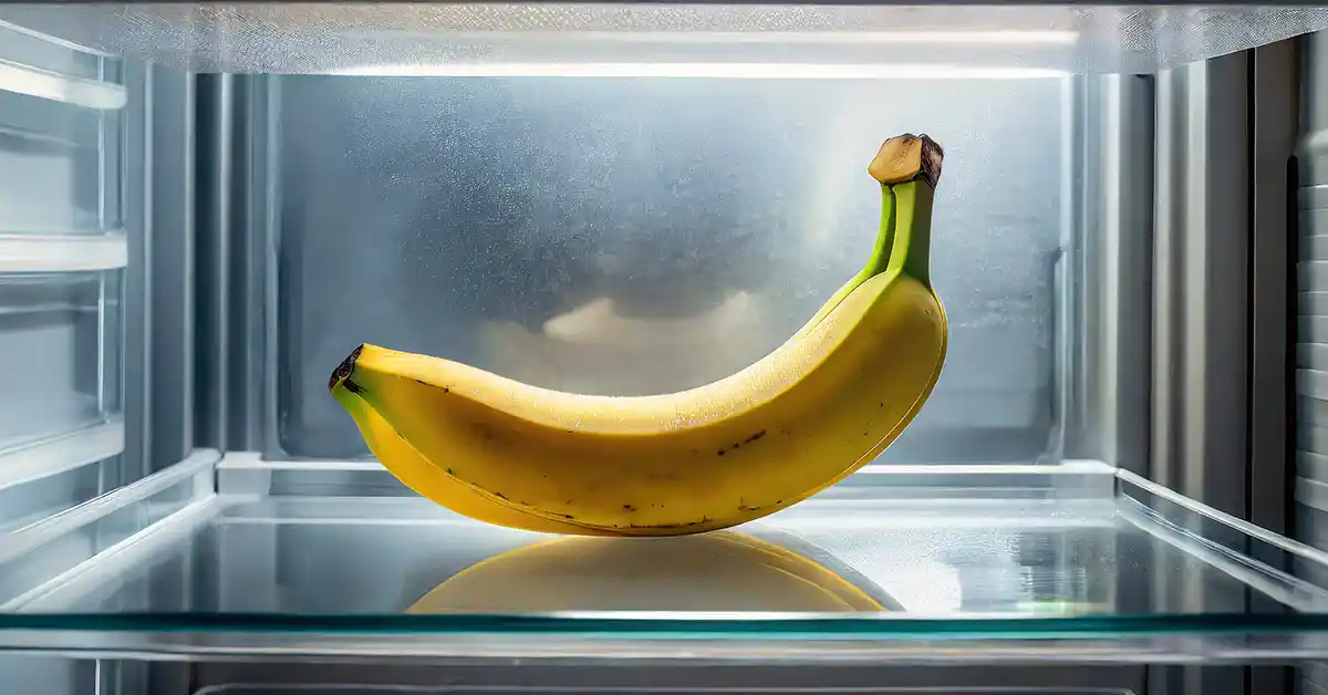 Banana pode ficar na Geladeira?