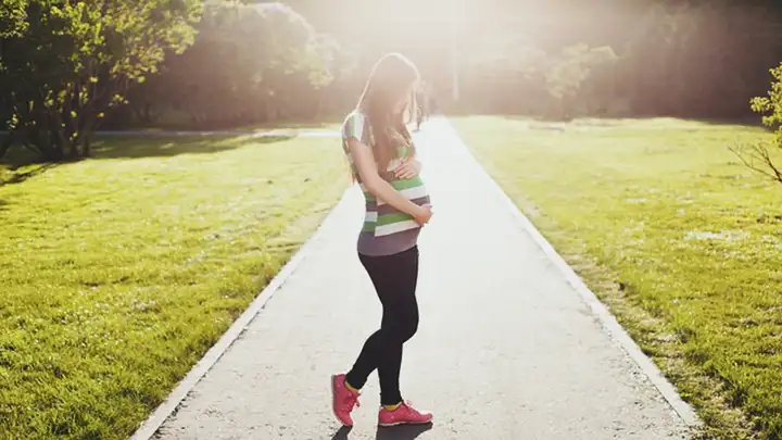 Caminhar durante a gravidez