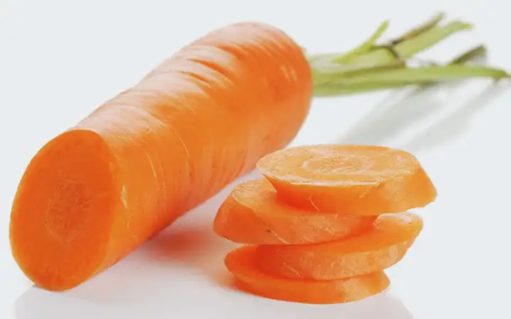 Comer cenoura para uma melhor saúde dos olhos