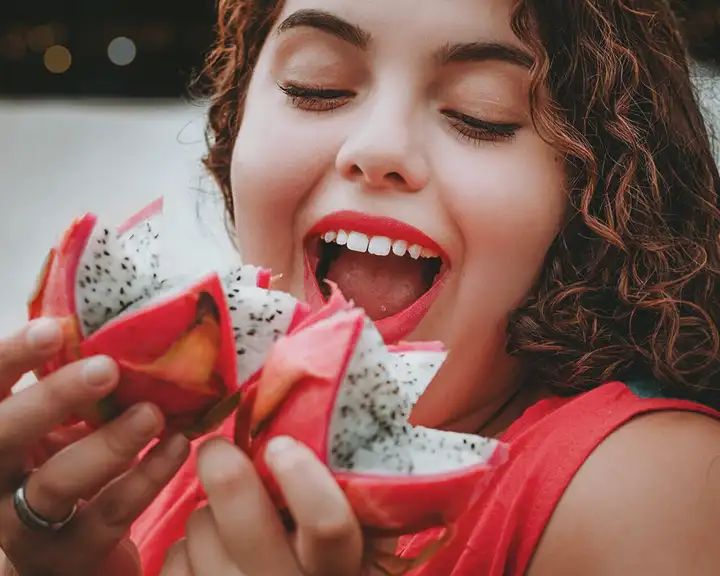 Erupção cutânea de frutas e legumes